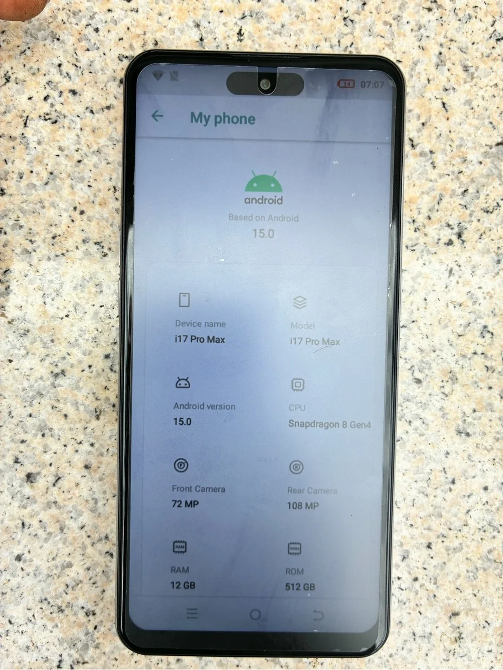 i17 Pro Max (Based On Android)